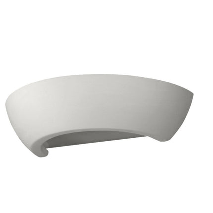 Applique Murale Demi-Bol en Céramique sur fond neutre