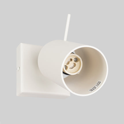 Applique Murale Directionnelle LED Beige, vue sur fond coloré