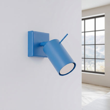 Applique Murale Directionnelle LED Bleu Azur, vue en situation