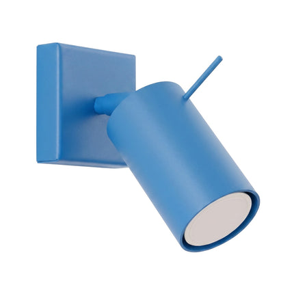 Applique Murale Directionnelle LED Bleu Azur, packshot sur fond blanc