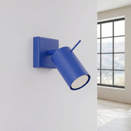 Applique Murale Directionnelle LED Bleu Outremer, vue en situation
