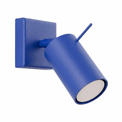 Applique Murale Directionnelle LED Bleu Outremer, packshot sur fond blanc