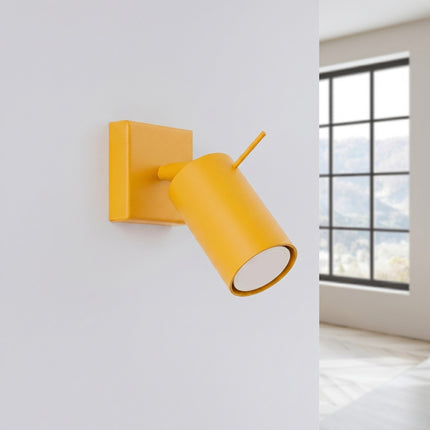 Applique Murale Directionnelle LED Jaune Ambré, vue en situation