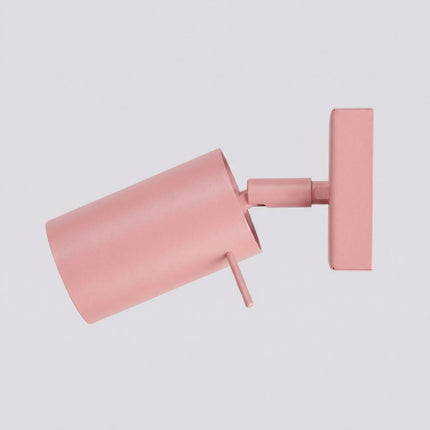 Applique Murale Directionnelle LED Rose Poudré, packshot de trois quarts