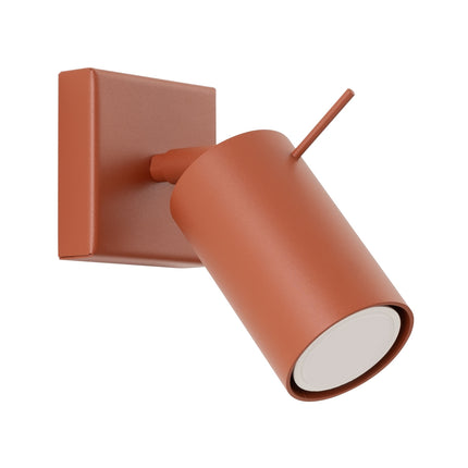 Applique Murale Directionnelle LED Rouge Ocre, packshot sur fond blanc
