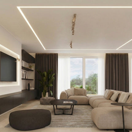 Applique Murale Directionnelle LED Taupe, mise en situation