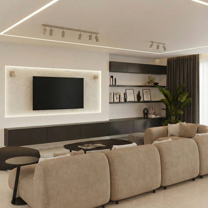 Applique Murale Directionnelle LED Taupe, mise en situation 2