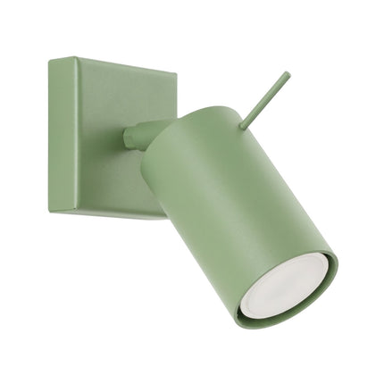 Applique Murale Directionnelle LED Vert Sauge, packshot sur fond blanc