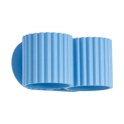 Applique Murale Double Aura bleu ciel, packshot sur fond blanc