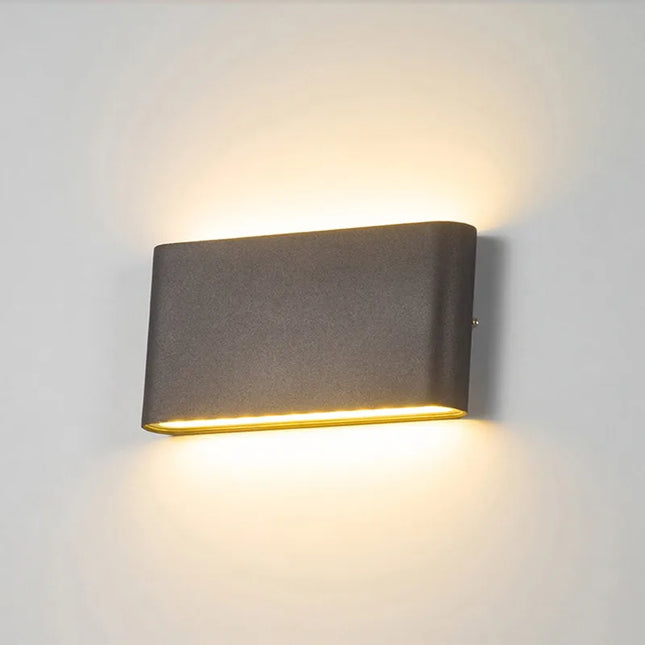 Applique murale LED rectangulaire étanche en aluminium au design moderne