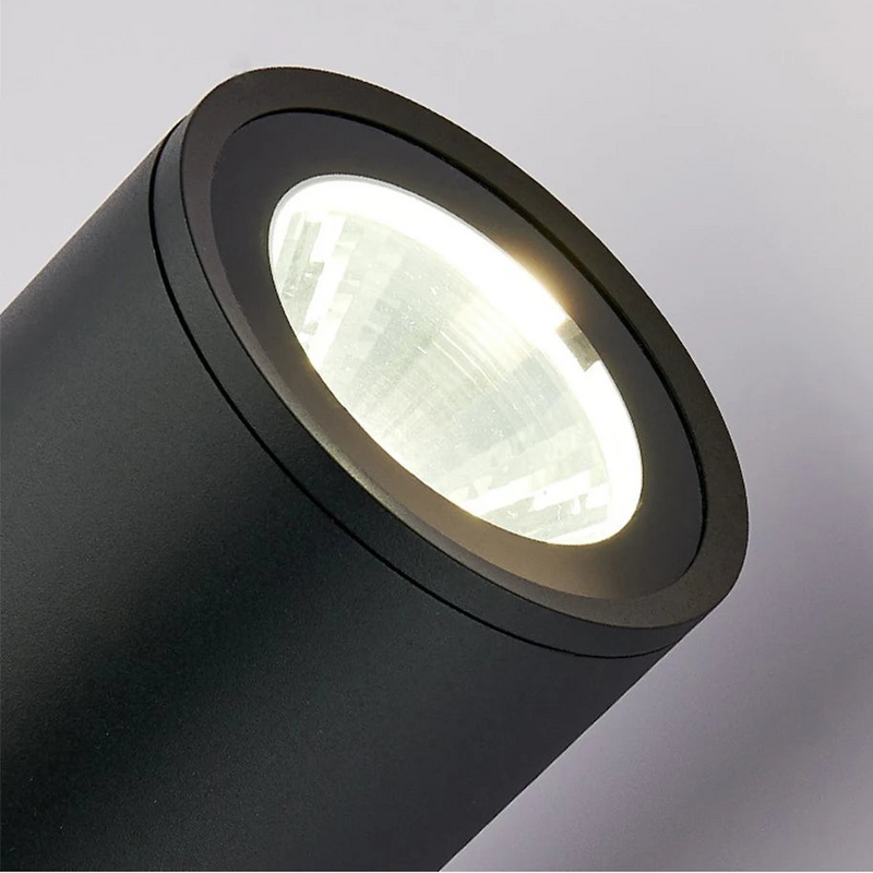 Dimensions LED-Außenwandleuchte Tube aus Aluminium in Schwarz oder Weiß
