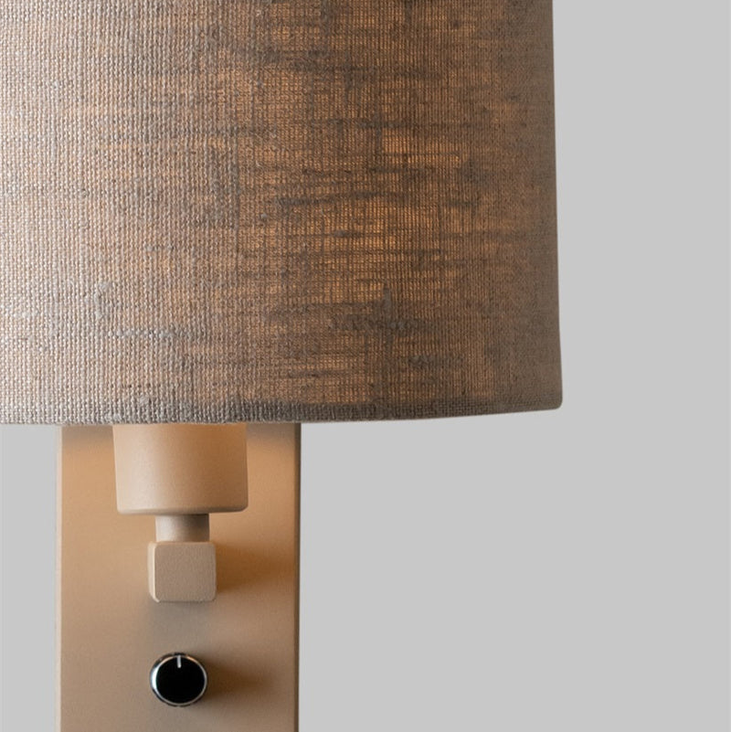 Dimensions Aplique de pared Florence Sand y lino oscuro