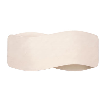 Applique murale Flux Lumineux 30 en acier beige, packshot sur fond blanc