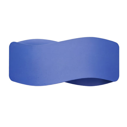 Applique murale Flux Lumineux 30 en acier bleu outremer, packshot sur fond blanc