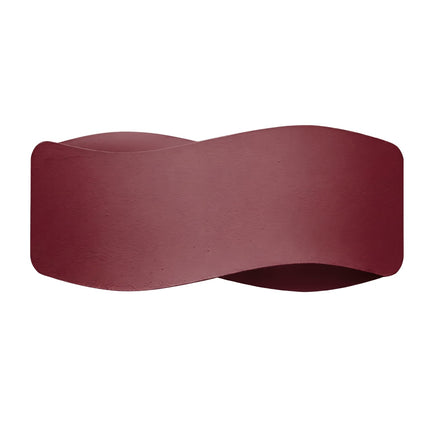 Applique murale Flux Lumineux 30 en acier bordeaux, packshot sur fond blanc
