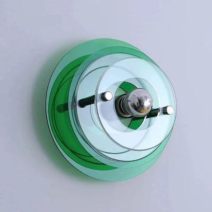 Applique murale 3D rétro coloris vert