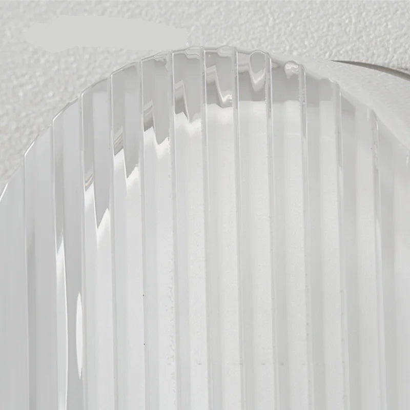 Dimensions Aplique de pared circular ondulado moderno