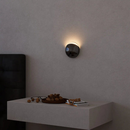 Applique murale carapace coloris noir brillant