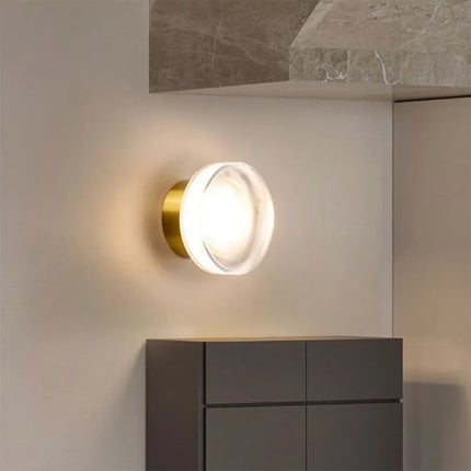 Applique murale LED ronde espagnole au design artistique