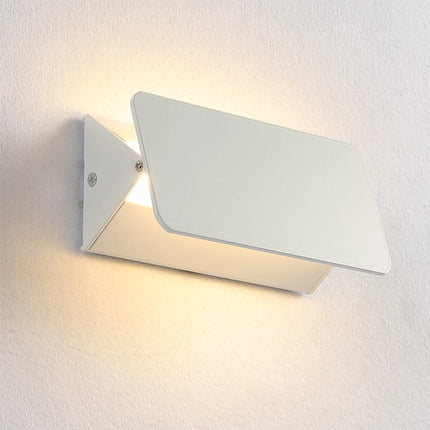 Applique murale LED orientable en aluminium blanc au design minimaliste