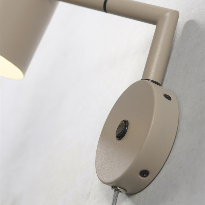 Dimensions Marseille Adjustable Sand Iron Wall Light 38 cm