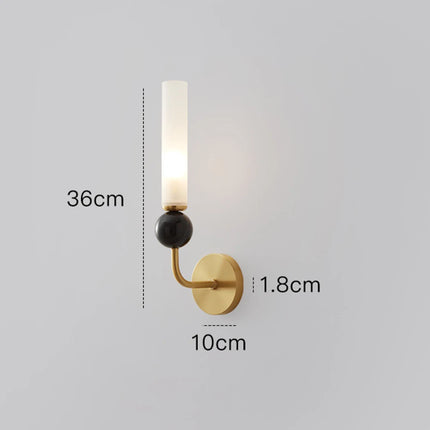 Applique murale minimaliste en cuivre au design moderne
