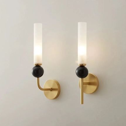 Applique murale minimaliste en cuivre style chandelier