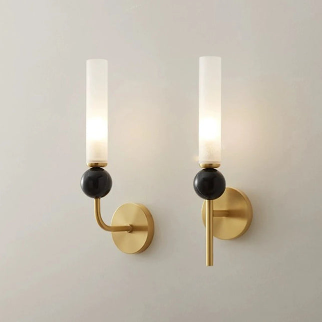 Applique murale minimaliste en cuivre style chandelier