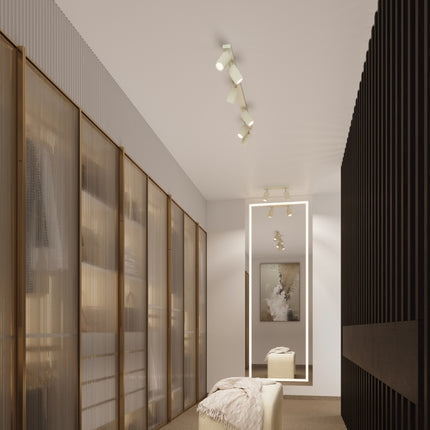 Applique murale orientable Oslo avec interrupteur beige, intérieur contemporain