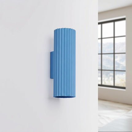 Applique murale Oslo 20 cm bleu azur, vue en situation