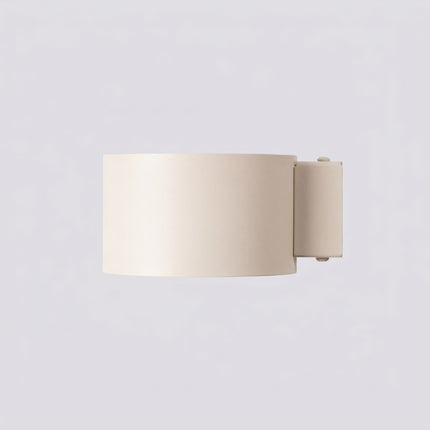 Applique murale Pastille beige, packshot de trois quarts