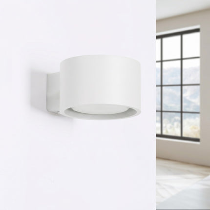Applique murale Pastille blanc, vue en situation