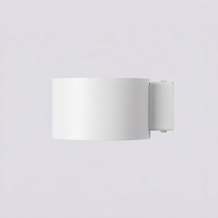 Applique murale Pastille blanc, packshot de trois quarts
