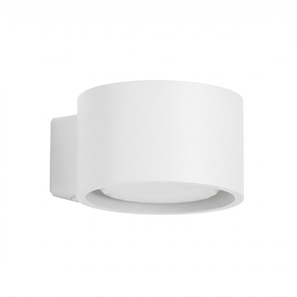 Applique murale Pastille blanc, packshot sur fond blanc