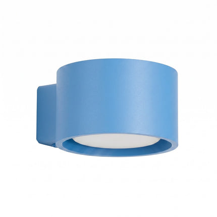 Applique murale Pastille bleu azur, packshot sur fond blanc