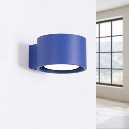 Applique murale Pastille bleu outremer, vue en situation
