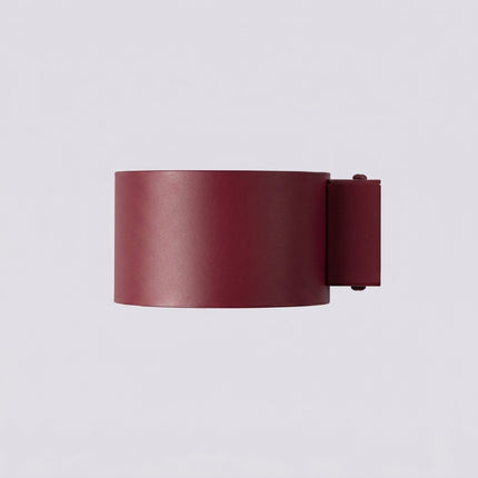 Applique murale Pastille bordeaux, packshot de trois quarts