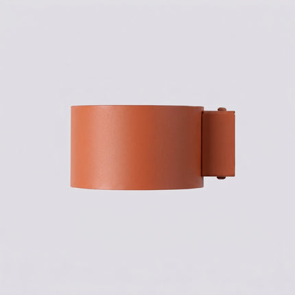Applique murale Pastille rouge ocre, packshot de trois quarts