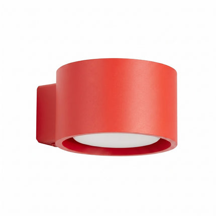 Applique murale Pastille rouge vif, packshot sur fond blanc