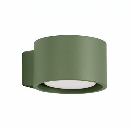 Applique murale Pastille vert olive, packshot sur fond blanc