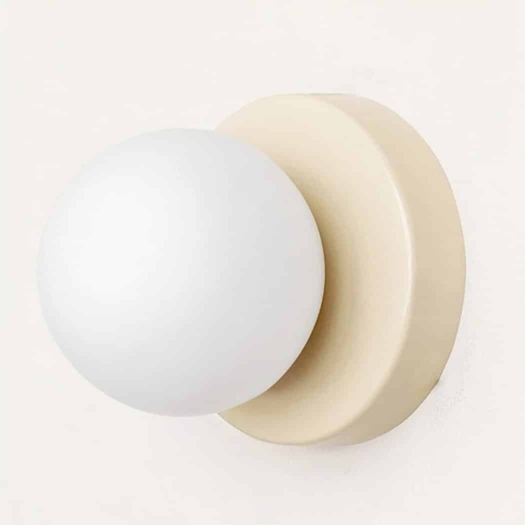 Applique Boule Murale Nordique en Verre à LED
