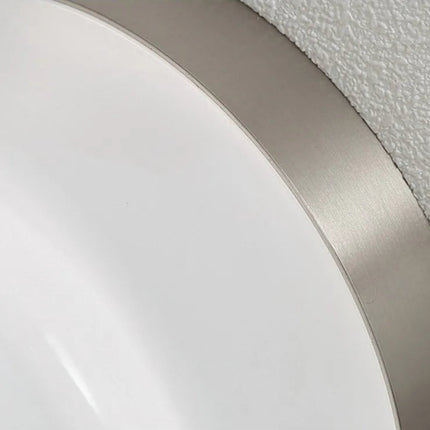 Applique murale ronde en verre à la lumière tamisée