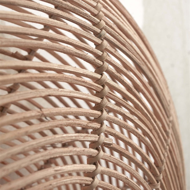 Dimensions Tanami Woven Rattan Wall Lamp Natural 55 cm