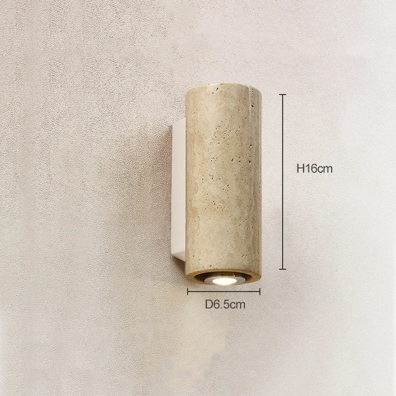 Travertine Stone Wall Sconces