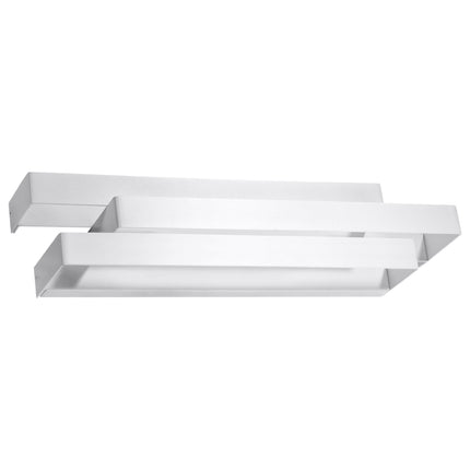 Applique murale Triple Étage blanche en acier à gradins sur fond neutre