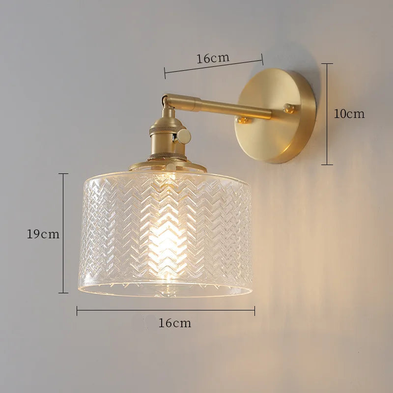 Dimensions Lámpara de pared ajustable retro nórdica