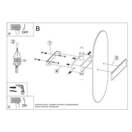 Mise en situation de l'applique ovale, éclairage tamisé apportant une ambiance chaleureuse.