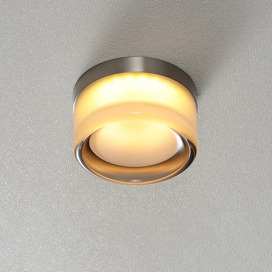 Round Glass Wall Lamp