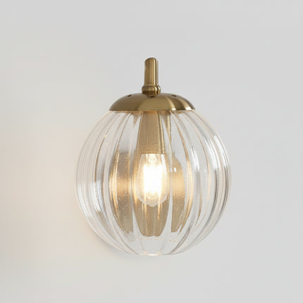 Glass Ball Wall Light