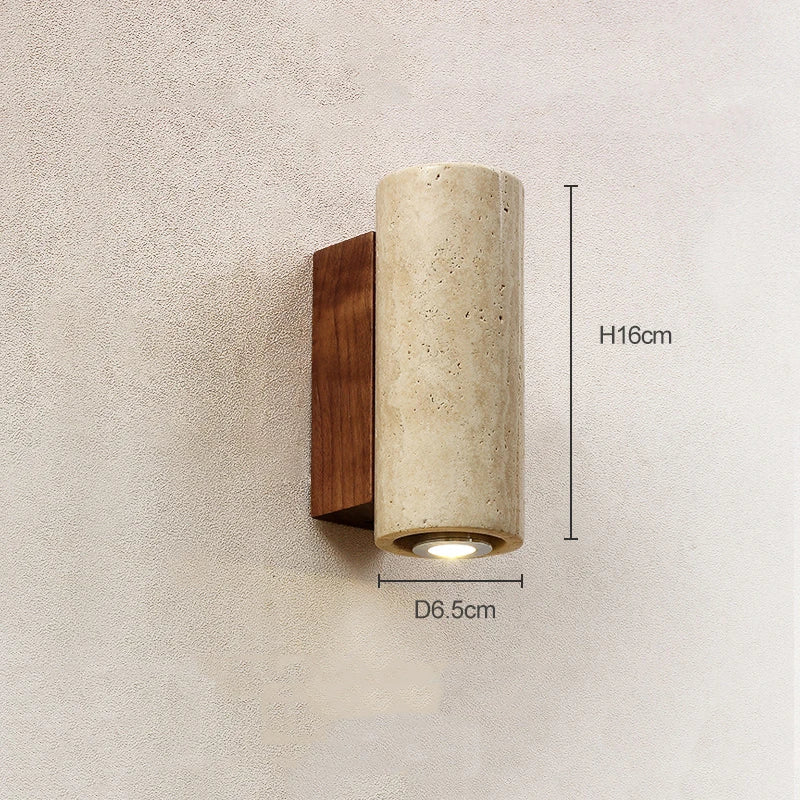 Travertine Stone Wall Sconces